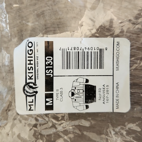 Kishigo Ripstop Bomber Jacket - Lime/Black NWT Size M - Picture 7 of 10